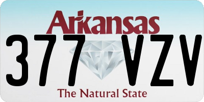 AR license plate 377VZV