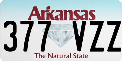 AR license plate 377VZZ