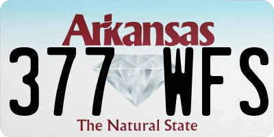 AR license plate 377WFS