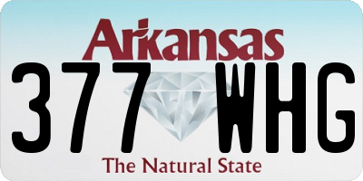 AR license plate 377WHG