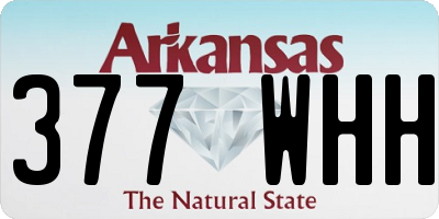 AR license plate 377WHH