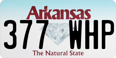 AR license plate 377WHP