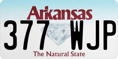 AR license plate 377WJP