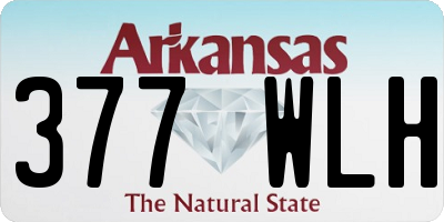 AR license plate 377WLH