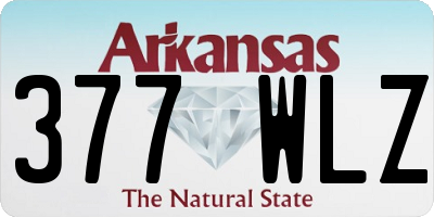 AR license plate 377WLZ