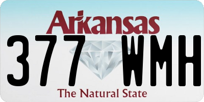 AR license plate 377WMH