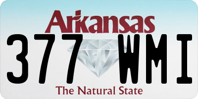 AR license plate 377WMI