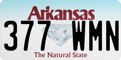 AR license plate 377WMN