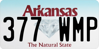 AR license plate 377WMP