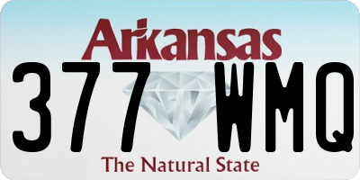 AR license plate 377WMQ