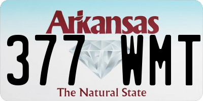 AR license plate 377WMT