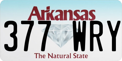 AR license plate 377WRY