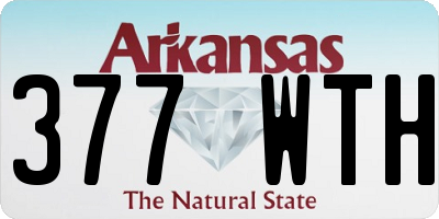 AR license plate 377WTH