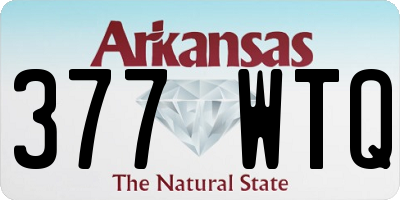 AR license plate 377WTQ
