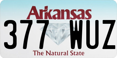 AR license plate 377WUZ