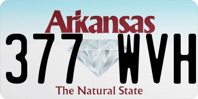 AR license plate 377WVH