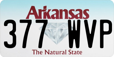 AR license plate 377WVP
