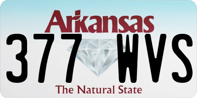 AR license plate 377WVS