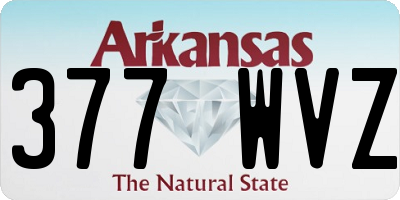 AR license plate 377WVZ