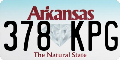 AR license plate 378KPG