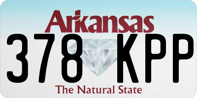 AR license plate 378KPP