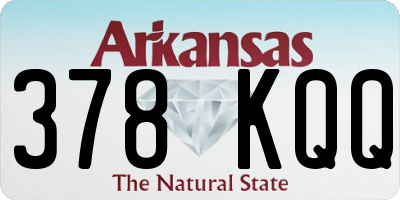 AR license plate 378KQQ