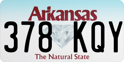 AR license plate 378KQY