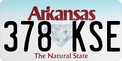 AR license plate 378KSE