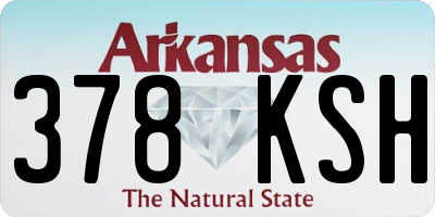 AR license plate 378KSH