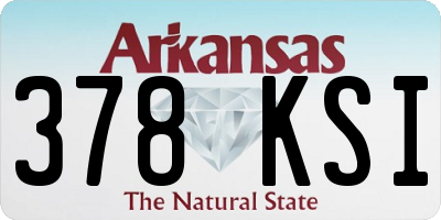AR license plate 378KSI
