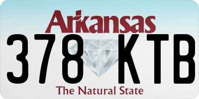 AR license plate 378KTB