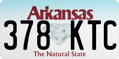 AR license plate 378KTC