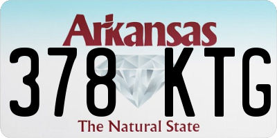 AR license plate 378KTG