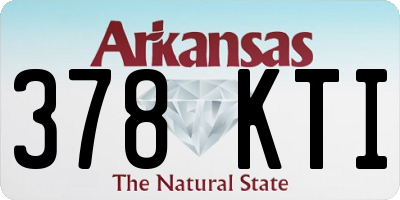 AR license plate 378KTI