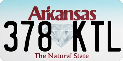 AR license plate 378KTL