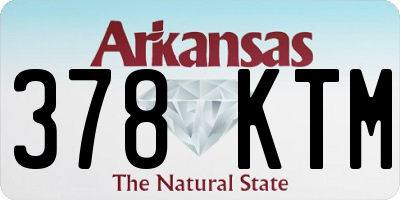 AR license plate 378KTM