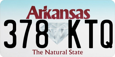 AR license plate 378KTQ