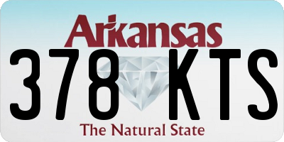 AR license plate 378KTS