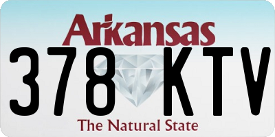 AR license plate 378KTV