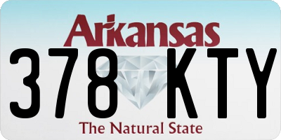 AR license plate 378KTY
