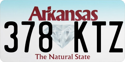 AR license plate 378KTZ