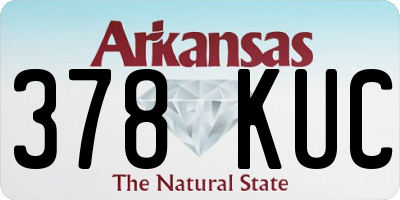 AR license plate 378KUC