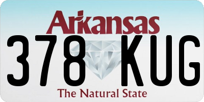 AR license plate 378KUG