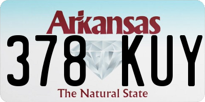 AR license plate 378KUY
