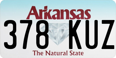 AR license plate 378KUZ