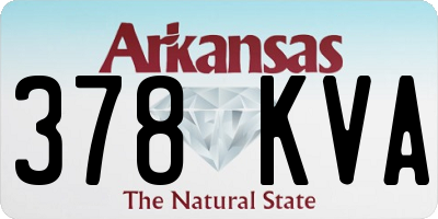 AR license plate 378KVA