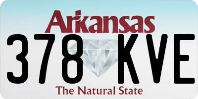 AR license plate 378KVE