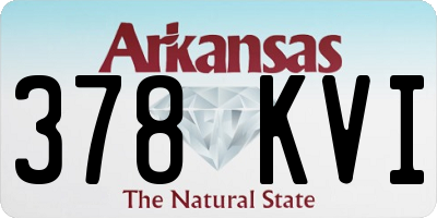 AR license plate 378KVI