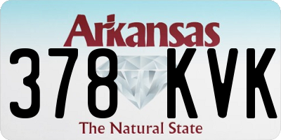 AR license plate 378KVK