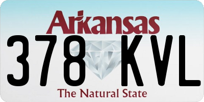 AR license plate 378KVL